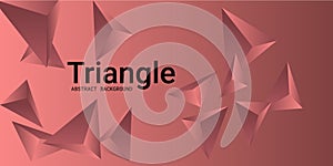 Triangle background. Abstract composition of triangular pyramids.