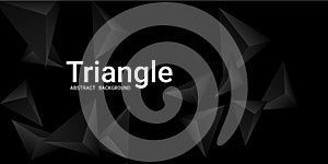 Triangle background. Abstract composition of triangular pyramids.