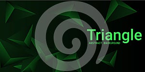 Triangle background. Abstract composition of triangular pyramids.