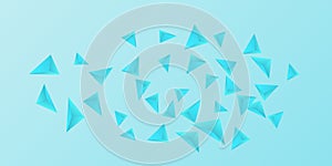 Triangle background. Abstract composition of triangular pyramids.