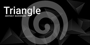 Triangle background. Abstract composition of triangular pyramids.