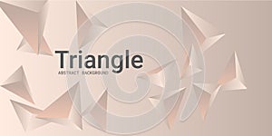Triangle background. Abstract composition of triangular pyramids.