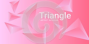 Triangle background. Abstract composition of triangular pyramids.