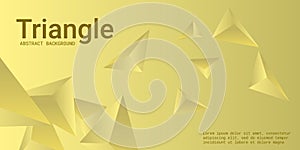Triangle background. Abstract composition of triangular pyramids.
