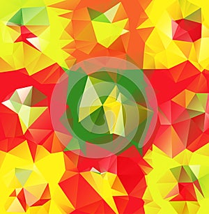 Triangle background. Pattern of geometric shapes