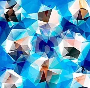 Triangle background. Pattern of geometric shapes