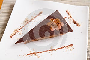 Triangle Chocolate cake