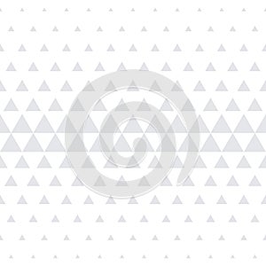 Triangle geometric pattern vector seamless abstract white halftone minimal gradient texture background