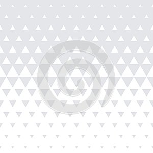 Triangle geometric pattern vector seamless abstract white halftone minimal gradient texture background