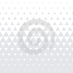 Triangle geometric pattern vector seamless abstract white halftone minimal gradient texture background