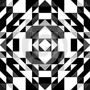 Triangle geometric shapes pattern