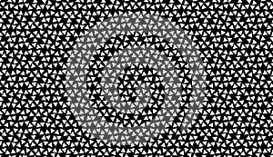 Triangle geometric vector seamless pattern