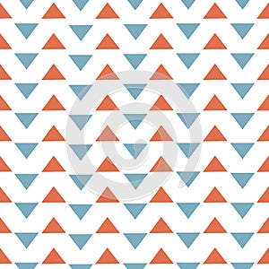 Triangle hand drawn seamless pattern