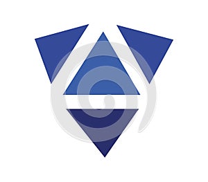 Triangle Icon Design Concept