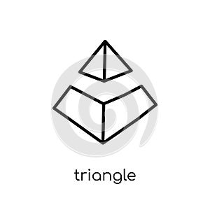 Triangle icon from Geometry collection.