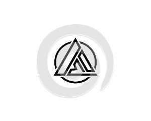 Triangle Letter DMD Logo Design