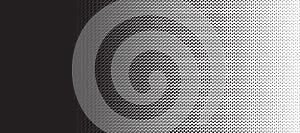 Triangle linear halftone pattern background. Abstract geometric backdrop with trendy mosaic effect. Dynamic fade.