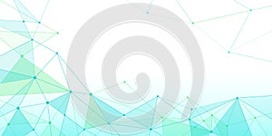 Triangle mesh decorative background with transparencies