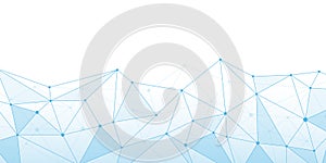 Triangle mesh decorative background with transparencies