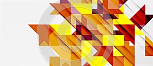 Triangle pattern design background