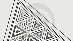 Triangle pattern design, geometric shape illustration vector design Generative AI