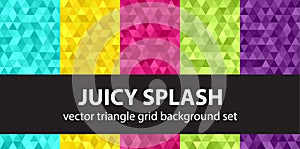 Triangle pattern set Juicy Splash