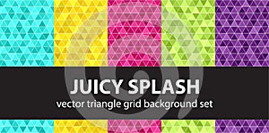 Triangle pattern set Juicy Splash