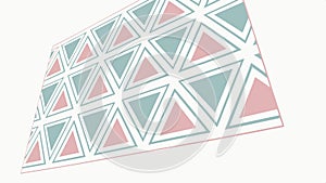 Triangle pattern texture, geometric background and modern surface design vector design Generative AI