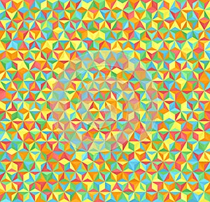 Triangle pattern. Vector seamless geometric background