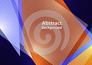 Triangle, polygon geometric modern business presentation design template, abstract pattern for any background. Vector