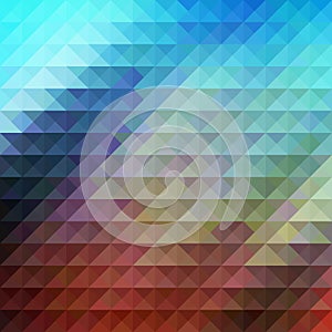Triangle polygonal pattern geometric background,  technology
