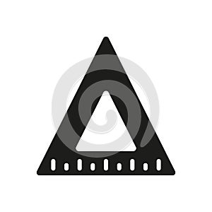 Triangle rule icon vector design templates simple and modern concept