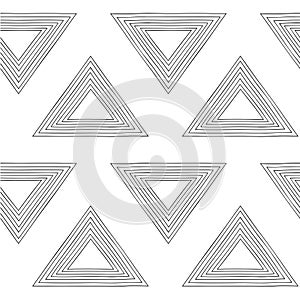 Triangle seamless background