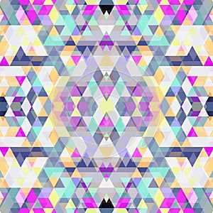Triangle seamless background