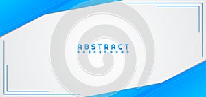 Triangle shape overlap layer frame design cyan color style with space for content