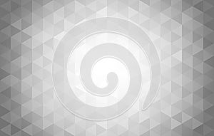 Triangle Shape Pattern White Gradient Background