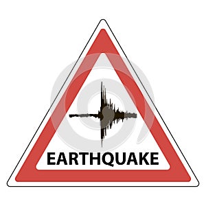 Triangle sign seismology meaning, the tremors of the earthquake