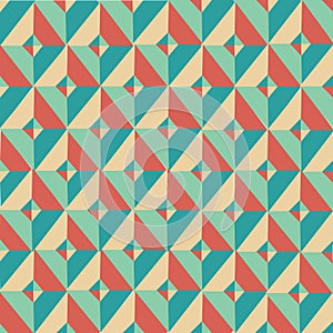 Triangle Symmetry Vintage Pattern 2