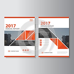 Triangle Vector annual report Leaflet Brochure Flyer template design, book cover layout design, Abstract presentation templates