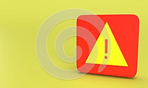 Triangle warning icon rendering