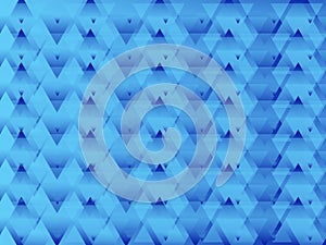 Triangled Blue Abstract