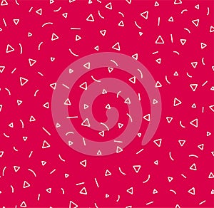 Triangles abctract seamless pattern. Chaotic geometric shape.