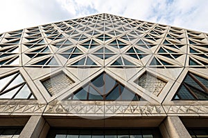 Triangles in a building photo