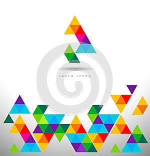 Triangles Logo Pattern