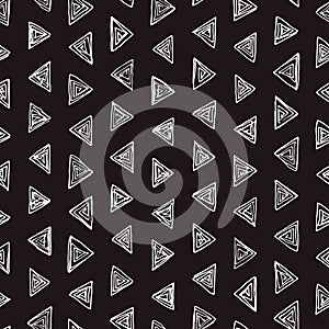 Triangles seamless pattern