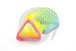 Triangleshaped slinky