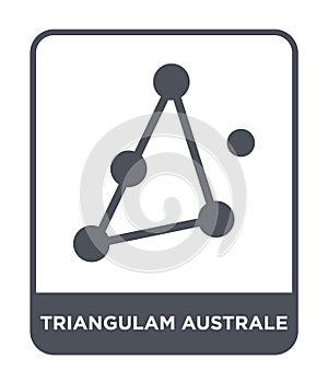 triangulam australe icon in trendy design style. triangulam australe icon isolated on white background. triangulam australe vector photo
