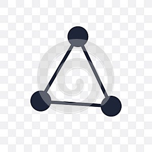 Triangulam australe transparent icon. Triangulam australe symbol photo