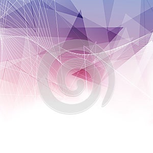 Triangular abstract background design template