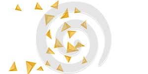 Triangular background. Abstract composition of 3d triangles.